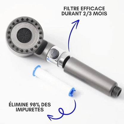 AquaGlow™ —  Pommeau de douche filtrant